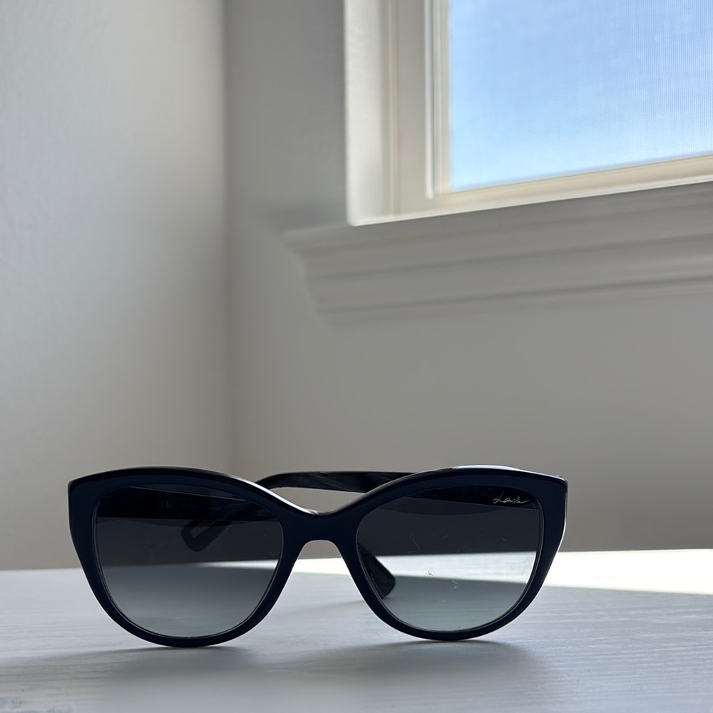 Lanvin Chic Blue and gray Cat eye Sunglasses